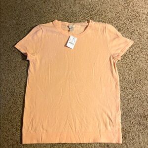 J. Crew Soft Peach Short Sleeve Tee